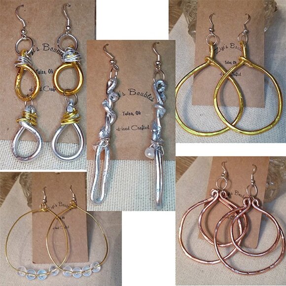 Bundle ONLY $ 6 Handmade earrings pick choose - Picture 1 of 8